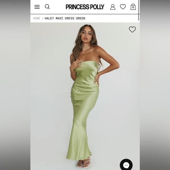 Princess Polly Dresses & Skirts - Princess Polly Haley Maxi Dress in light green. Size 4